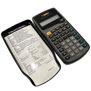 Texas Instruments TI-30X / 30XA / 30Xa Scientific Calculators With Cards